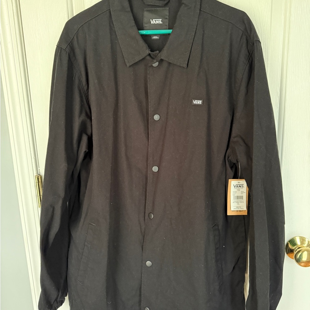 Vans Black Lightweight Shirt Jacket